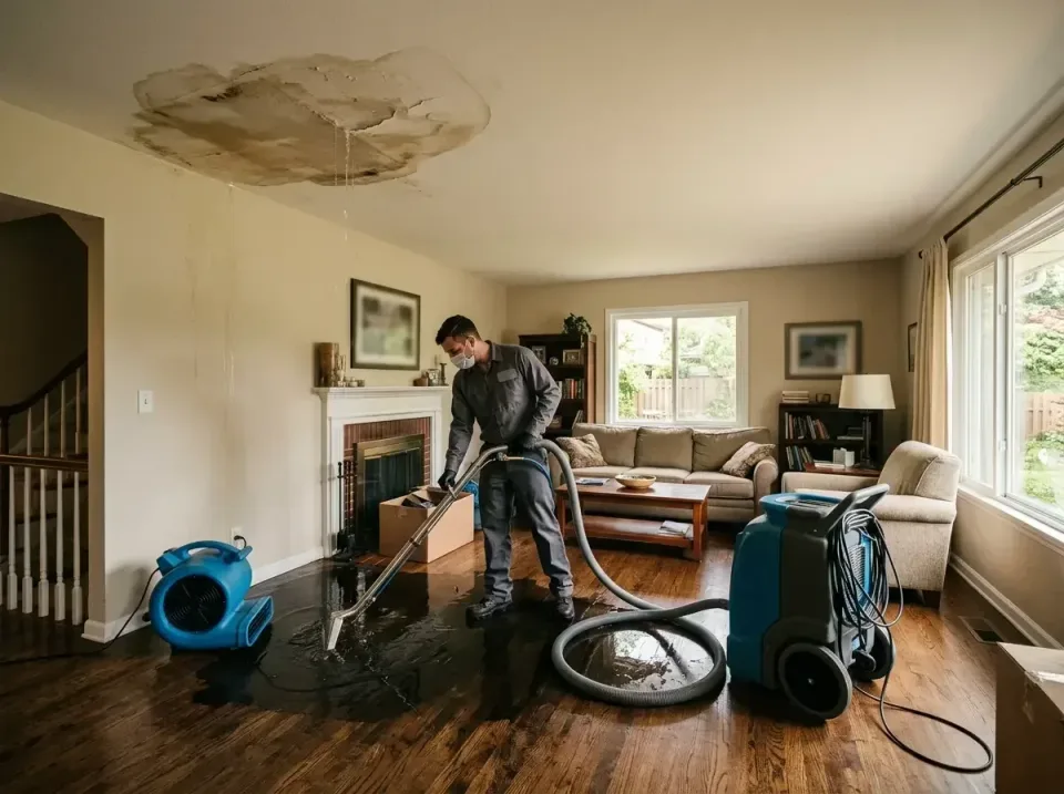 attic-pipe-burst-ceiling-drip-008 — frequently asked questions, Water Damage Restoration & Carpet Care in Westmont, IL